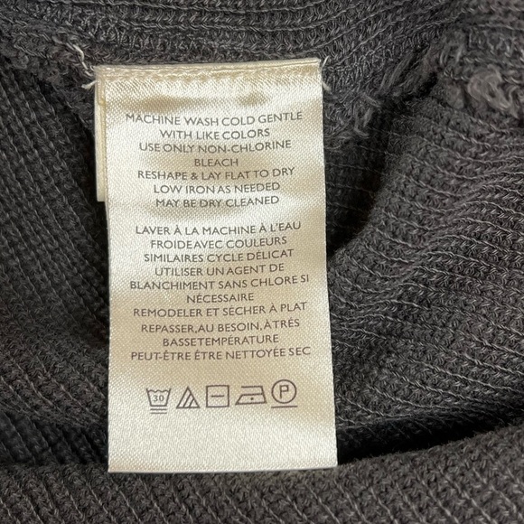 We The Free Womens Sail Away Long Sleeve Solid Top, Dark Gray, NWT - Picture 6 of 11